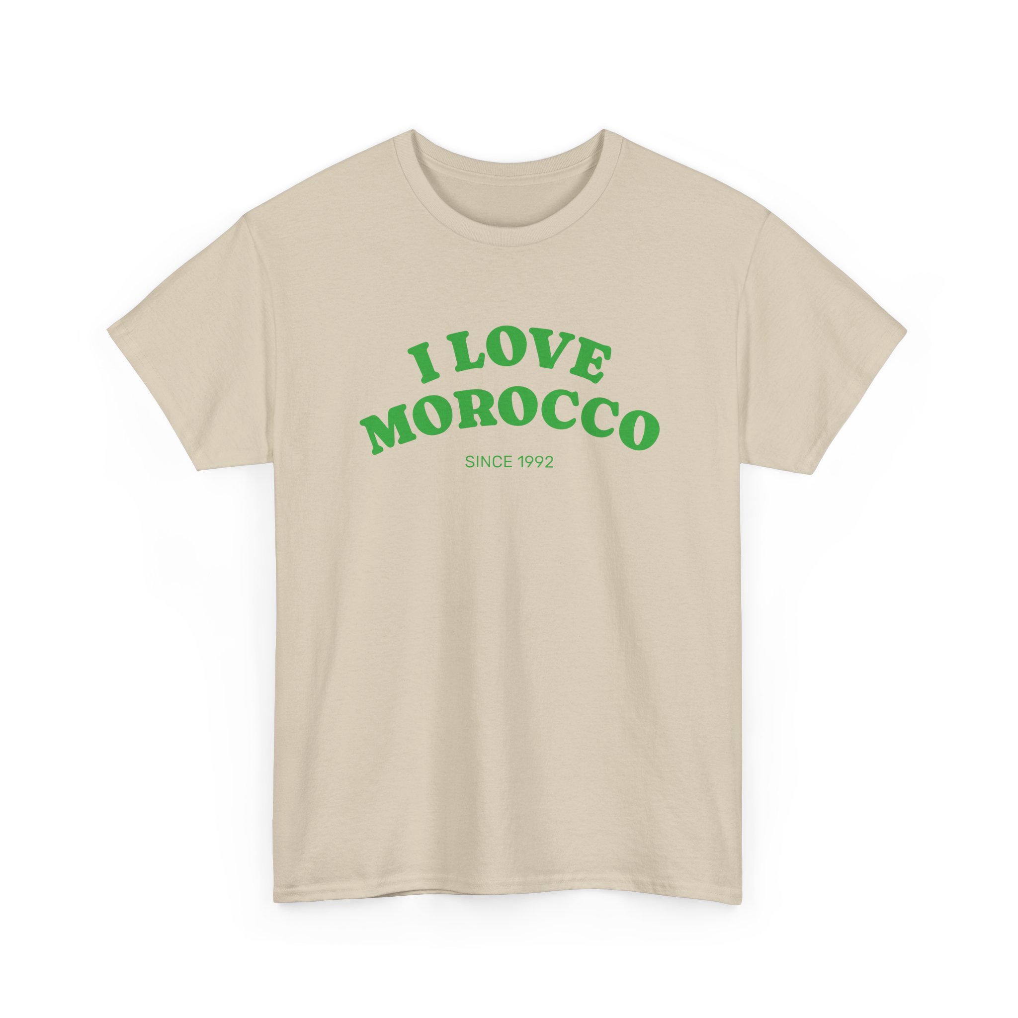 I Love Morocco Unisex Heavy Cotton Tee, Travel Gift, Souvenir T-Shirt, Casual Wear, Vacation Shirt, Moroccan Culture Apparel - Image 25